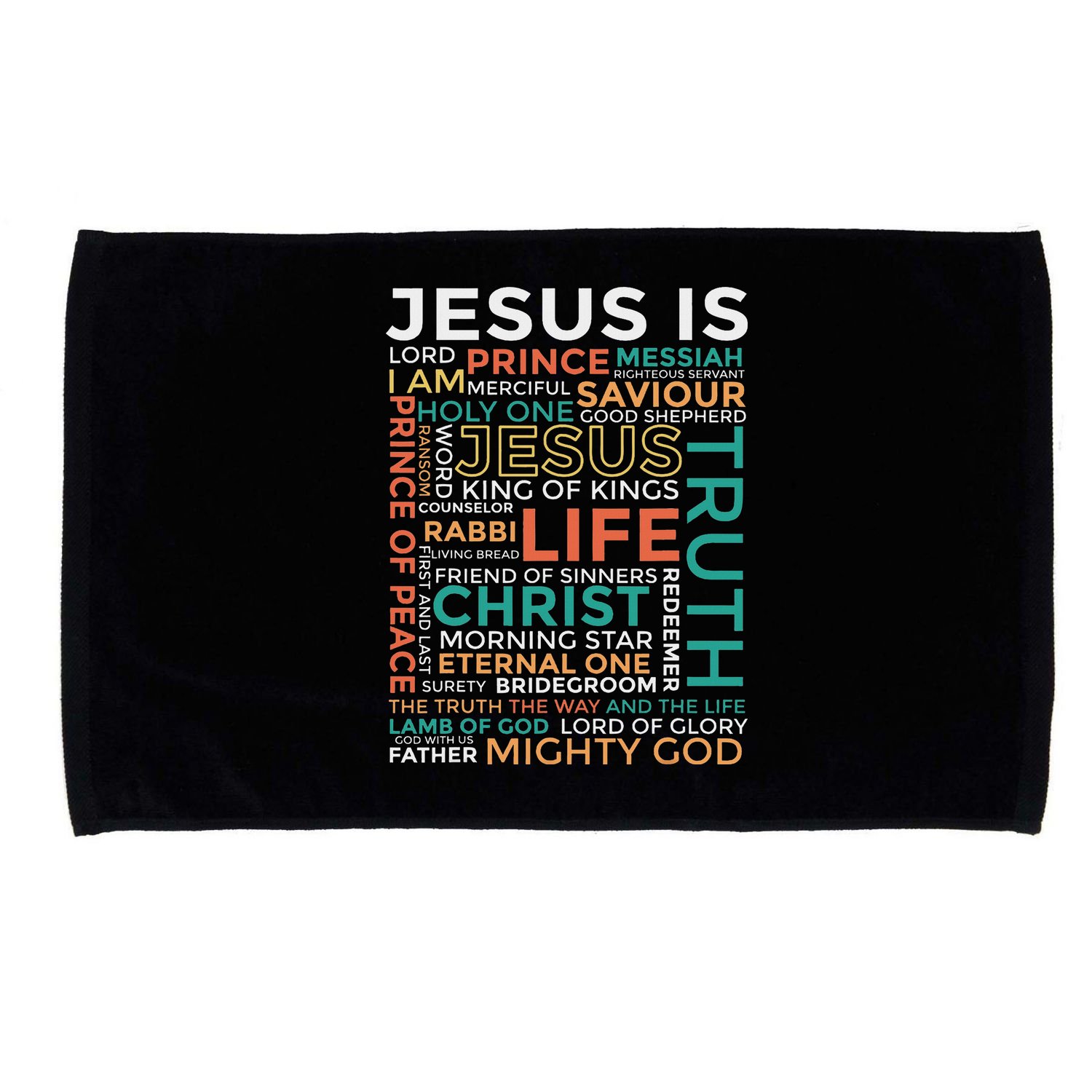 Names Of Jesus Jesus Is Christian Microfiber Hand Towel