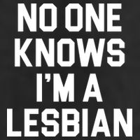 No One Knows I'm A Lesbian Cool Comfort Performance Bucket Hat