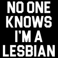 No One Knows I'm A Lesbian Sustainable Bucket Hat