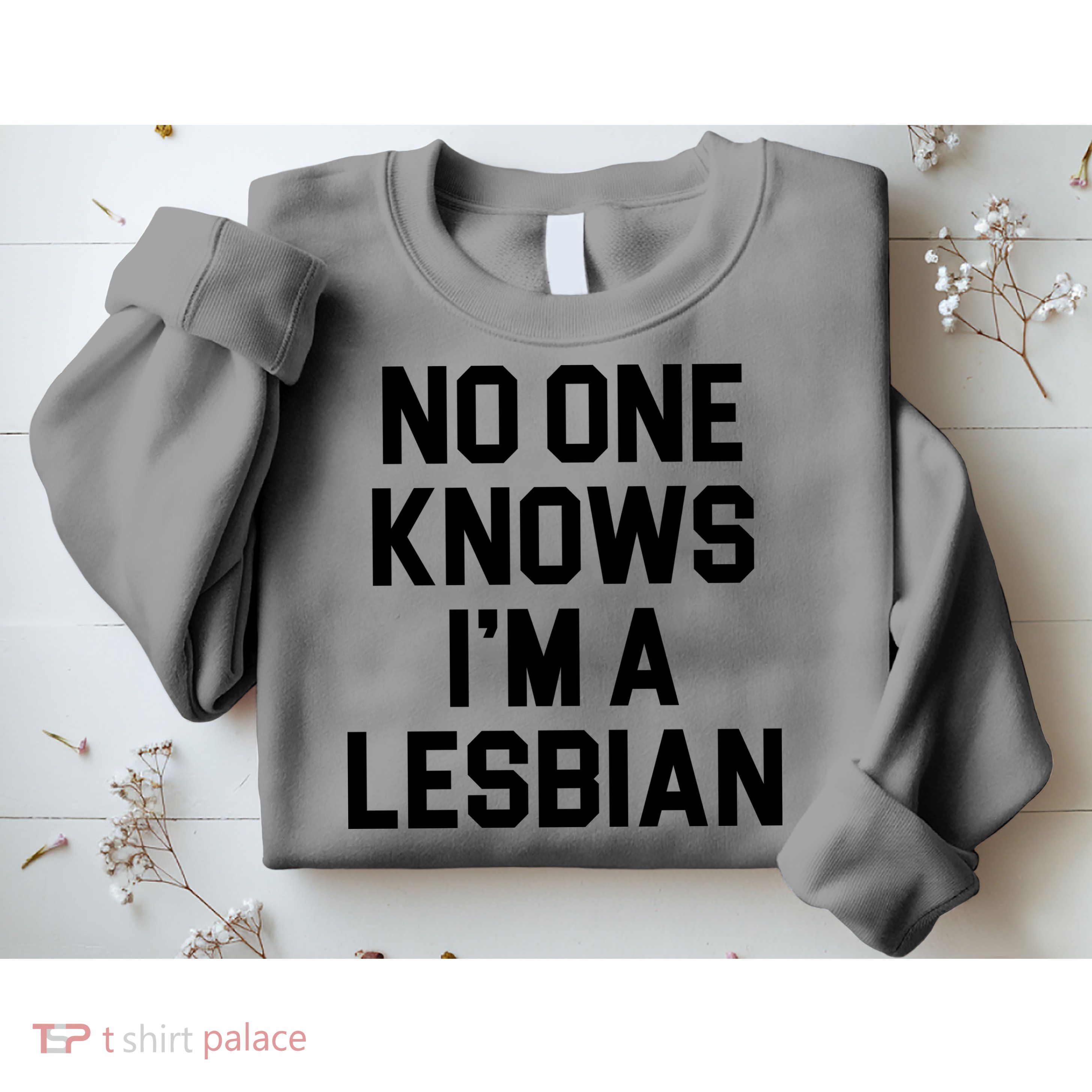 No One Knows I'm A Lesbian Sweatshirt