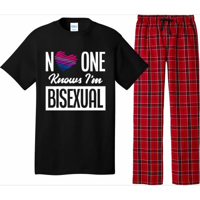 No One Knows I'm Bisexual Bi Pride Bisexual Gift Pajama Set