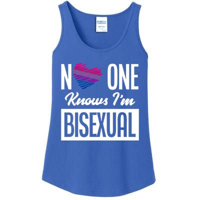 No One Knows I'm Bisexual Bi Pride Bisexual Gift Ladies Essential Tank