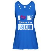 No One Knows I'm Bisexual Bi Pride Bisexual Gift Ladies Essential Flowy Tank