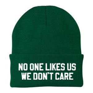 No One Likes Us We Don’T Care Knit Cap Winter Beanie