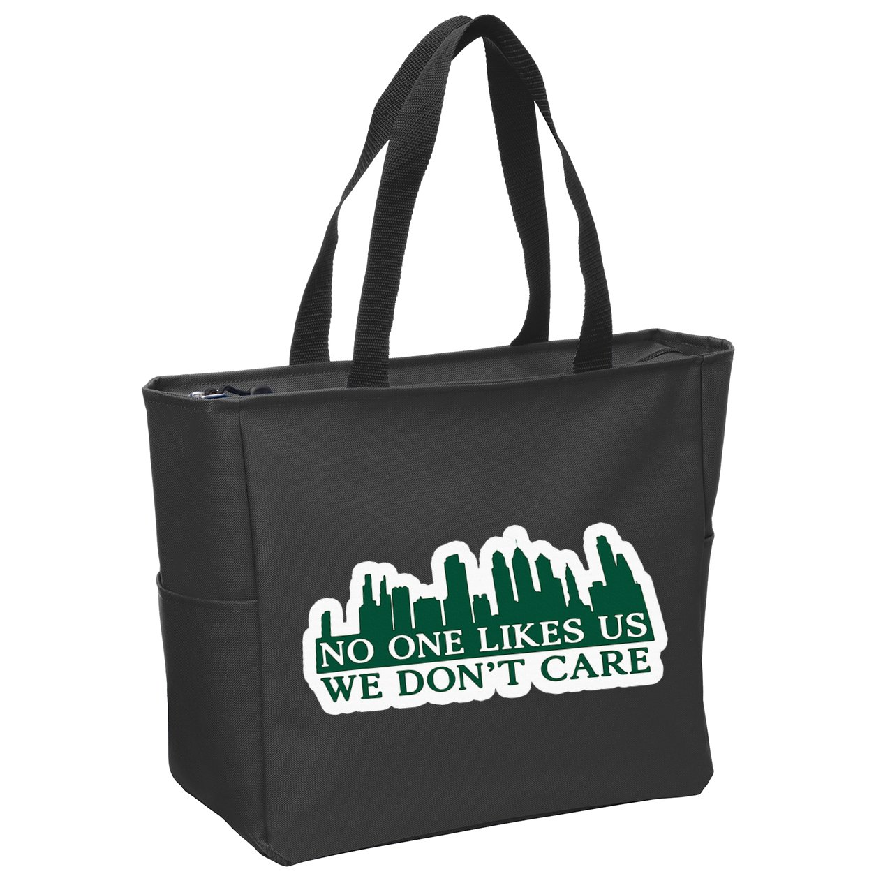 No One Likes Us We DonT Care Design Zip Tote Bag