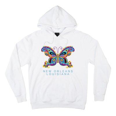 New Orleans Louisiana Souvenir Butterfly Graphic Hoodie