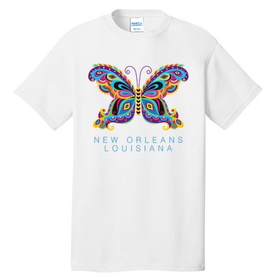 New Orleans Louisiana Souvenir Butterfly Graphic Tall T-Shirt