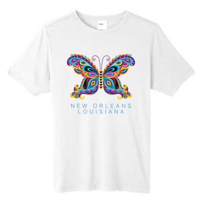 New Orleans Louisiana Souvenir Butterfly Graphic Tall Fusion ChromaSoft Performance T-Shirt