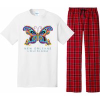 New Orleans Louisiana Souvenir Butterfly Graphic Pajama Set