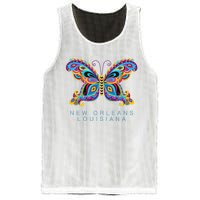 New Orleans Louisiana Souvenir Butterfly Graphic Mesh Reversible Basketball Jersey Tank