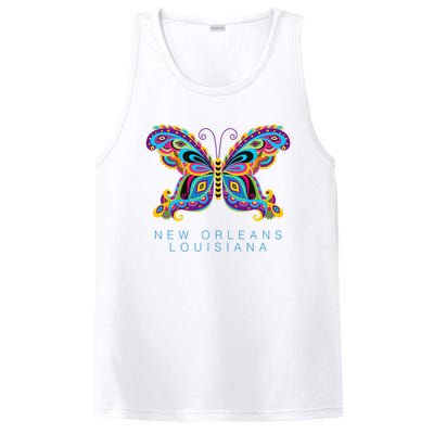 New Orleans Louisiana Souvenir Butterfly Graphic PosiCharge Competitor Tank