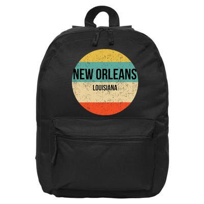 New Orleans Louisiana New Orleans 16 in Basic Backpack