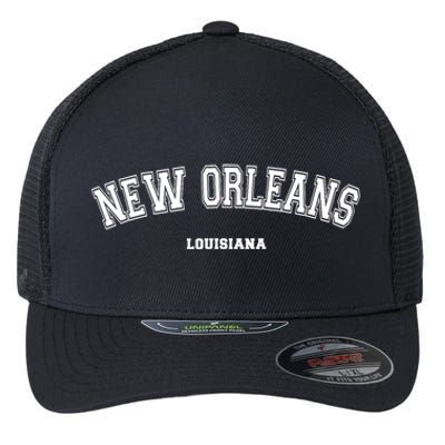 New Orleans Louisiana Flexfit Unipanel Trucker Cap