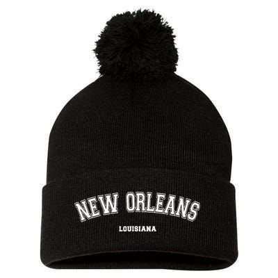 New Orleans Louisiana Pom Pom 12in Knit Beanie