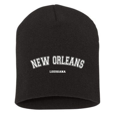 New Orleans Louisiana Short Acrylic Beanie