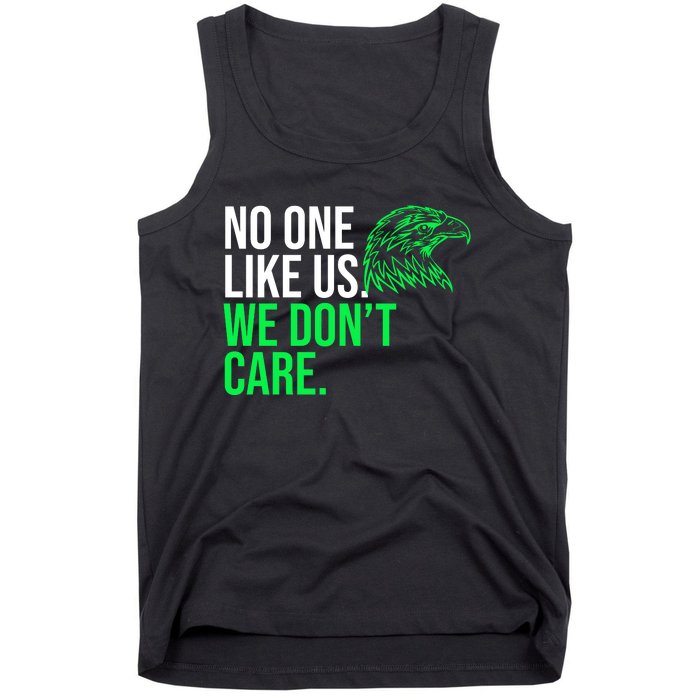 No One Likes Us We DonT Care Football Fan Tank Top