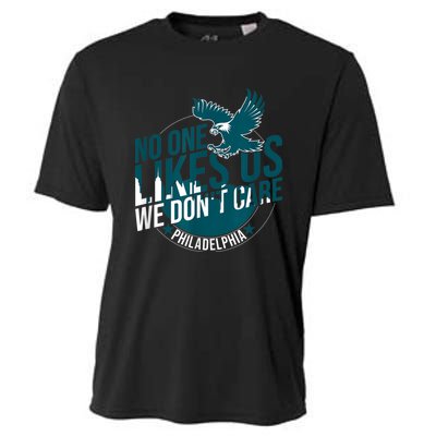 No One Likes Us We Don't Care Vintage Philly Bird Gang Funny Cooling Performance Crew T-Shirt