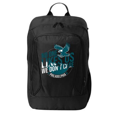 No One Likes Us We Don't Care Vintage Philly Bird Gang Funny City Backpack