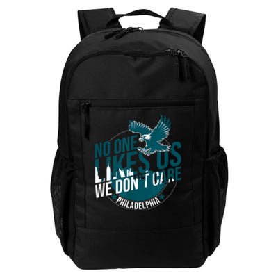 No One Likes Us We Don't Care Vintage Philly Bird Gang Funny Daily Commute Backpack