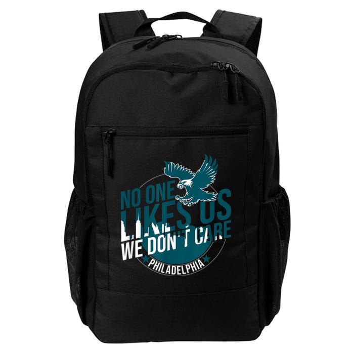 No One Likes Us We Don't Care Vintage Philly Bird Gang Funny Daily Commute Backpack