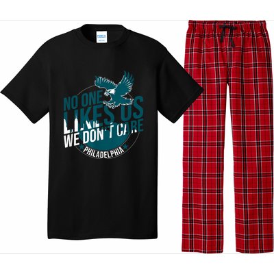 No One Likes Us We Don't Care Vintage Philly Bird Gang Funny Pajama Set