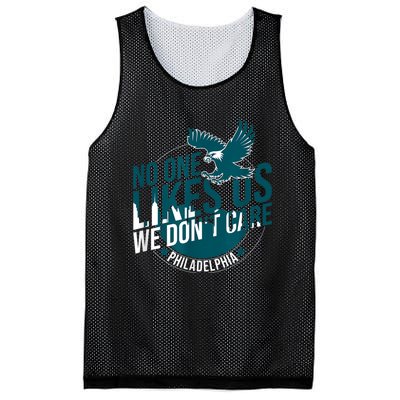 No One Likes Us We Don't Care Vintage Philly Bird Gang Funny Mesh Reversible Basketball Jersey Tank