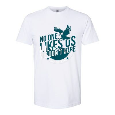 No One Likes Us We Don't Care Vintage Philly Bird Gang Funny Softstyle CVC T-Shirt