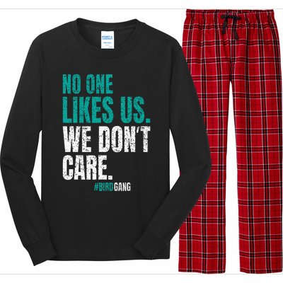 No One Likes Us We Don't Care Motivational Philly Vintage Long Sleeve Pajama Set