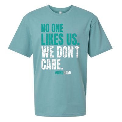 No One Likes Us We Don't Care Motivational Philly Vintage Sueded Cloud Jersey T-Shirt