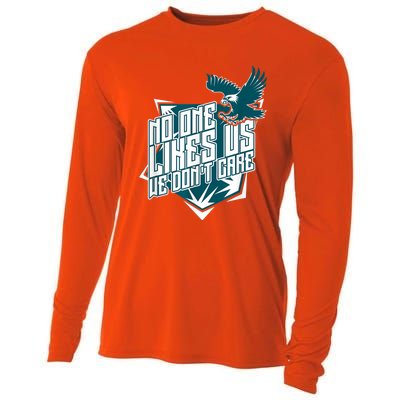 No One Likes Us We Don't Care Vintage Philly No One Likes Us We Don't Care Cooling Performance Long Sleeve Crew