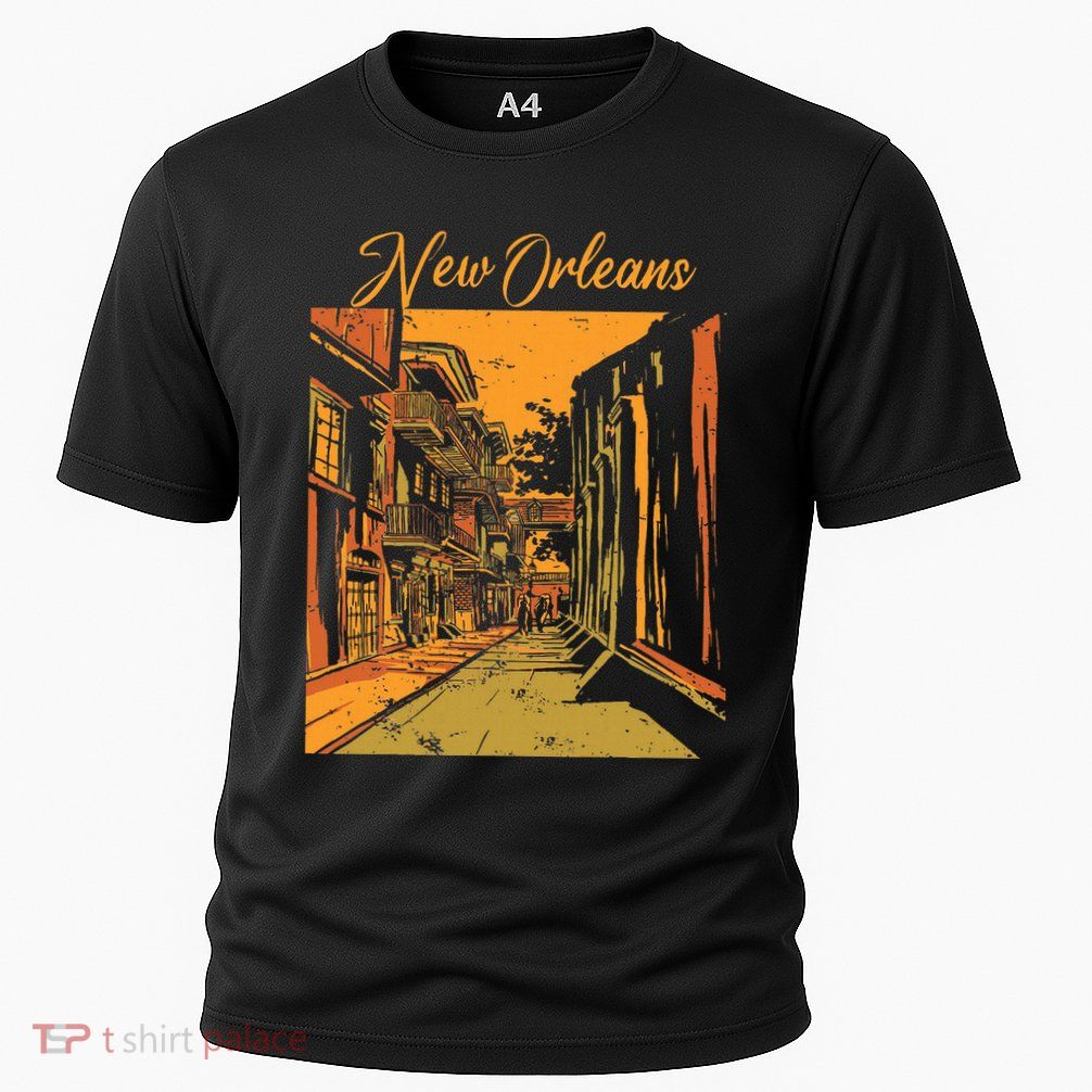 New Orleans Louisiana Souvenir Bourbon Street Performance Shirt