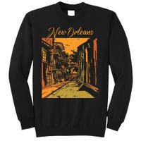 New Orleans Louisiana Souvenir Bourbon Street Sweatshirt