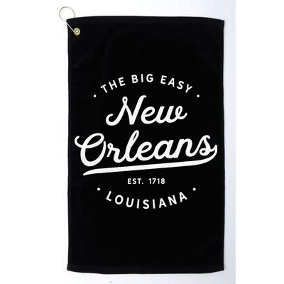 New Orleans Louisiana Big Easy Nola Golf Towel