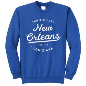 New Orleans Louisiana Big Easy Nola Tall Sweatshirt