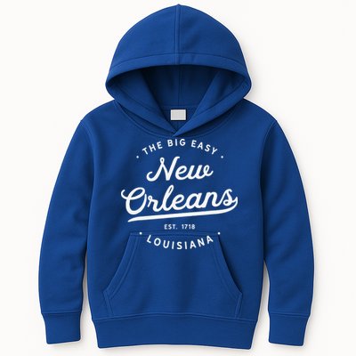 New Orleans Louisiana Big Easy Nola Kids Hoodie
