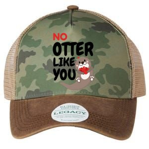 No Otter Like You Funny Otter Phrase Sweet Otter Gift Legacy Tie Dye Trucker Hat