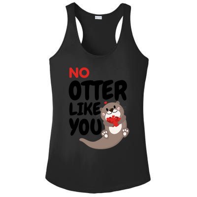 No Otter Like You Funny Otter Phrase Sweet Otter Gift Ladies PosiCharge Competitor Racerback Tank