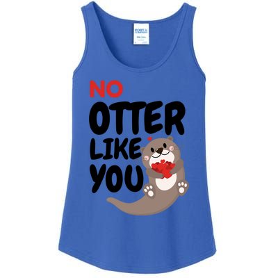 No Otter Like You Funny Otter Phrase Sweet Otter Gift Ladies Essential Tank