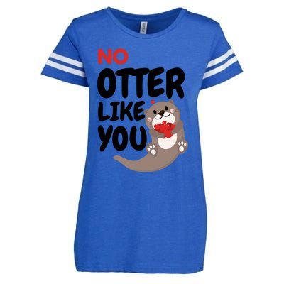 No Otter Like You Funny Otter Phrase Sweet Otter Gift Enza Ladies Jersey Football T-Shirt