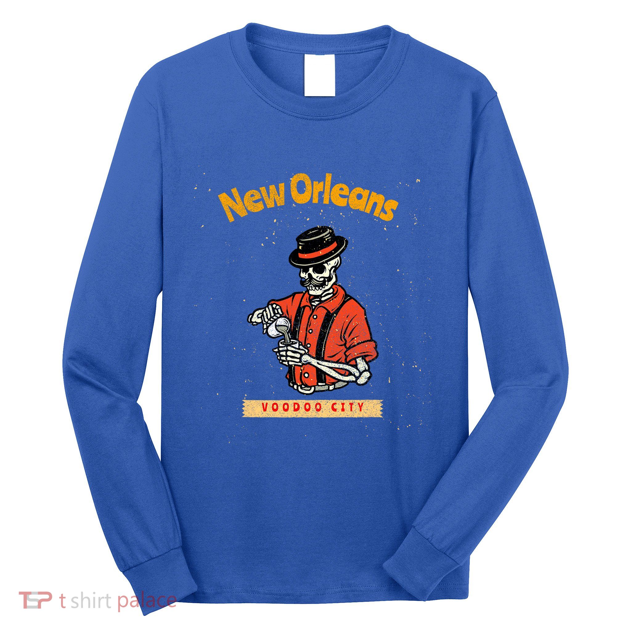 New Orleans Louisiana Home Of Voodoo Long Sleeve Shirt