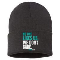 No One Likes Us We Don't Care Philly Vintage Sustainable Knit Beanie