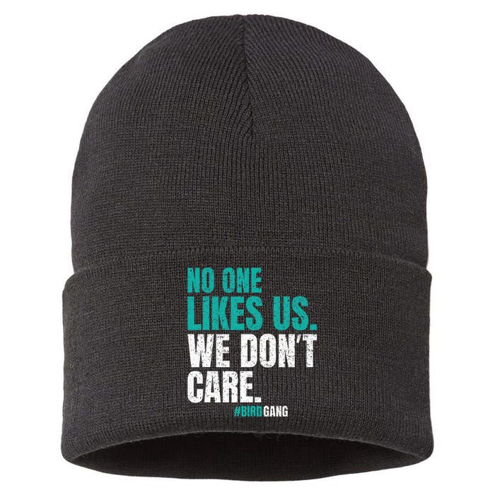 No One Likes Us We Don't Care Philly Vintage Sustainable Knit Beanie