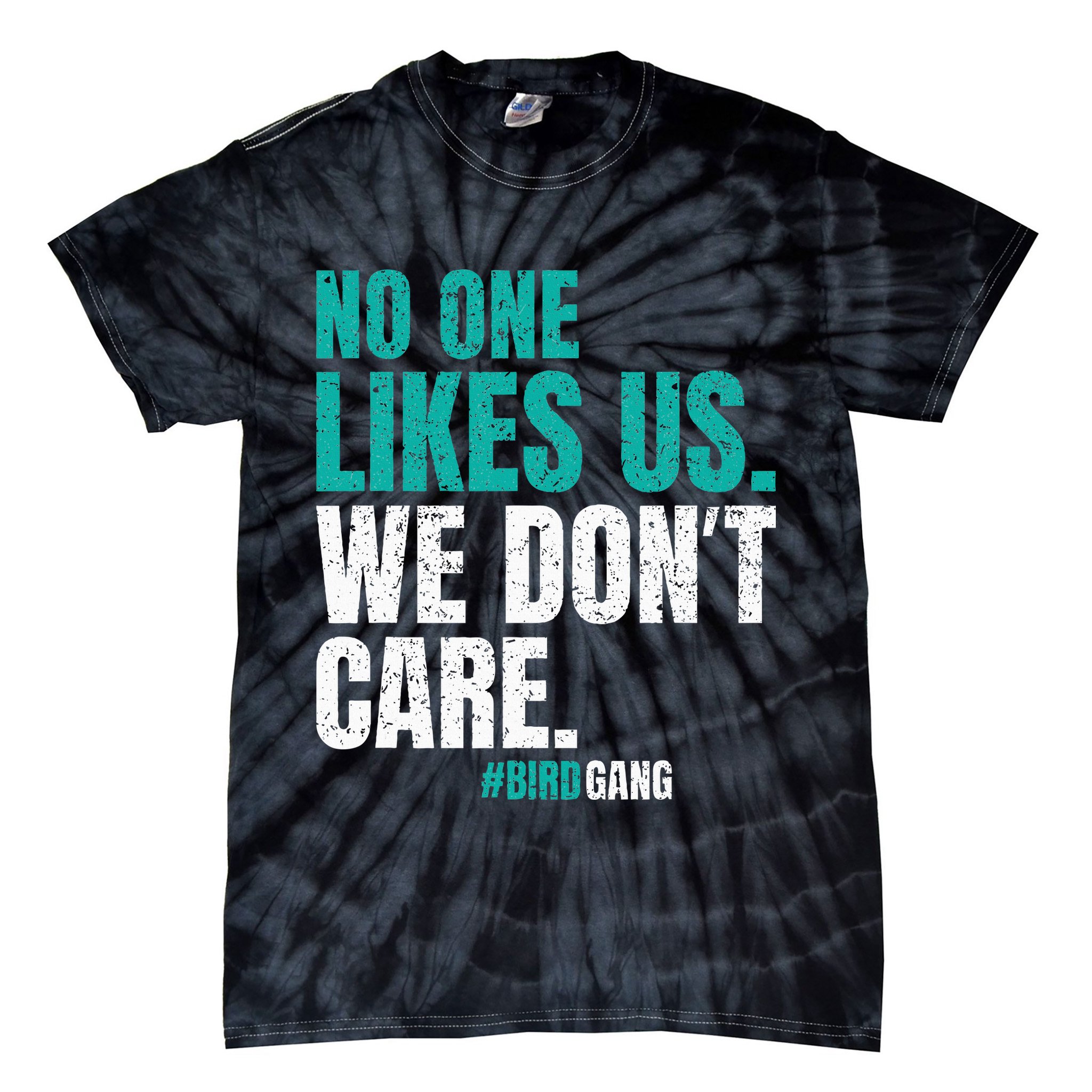 No One Likes Us We Don't Care Philly Vintage Tie-Dye T-Shirt