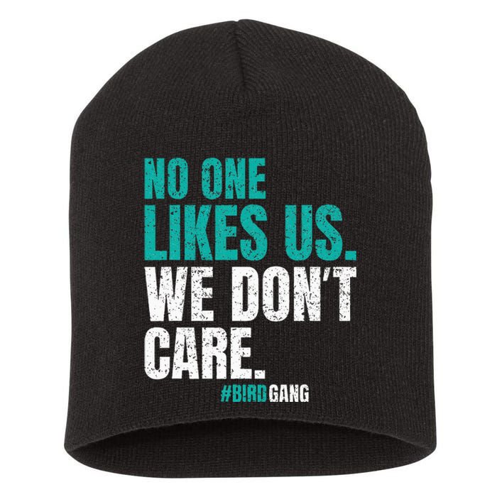 No One Likes Us We Don't Care Philly Vintage Short Acrylic Beanie