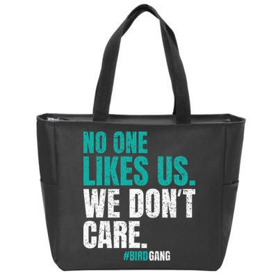 No One Likes Us We Don't Care Philly Vintage Zip Tote Bag
