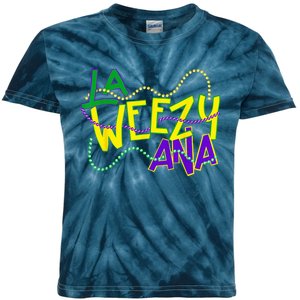 New Orleans La Weezy Anna Kids Tie-Dye T-Shirt