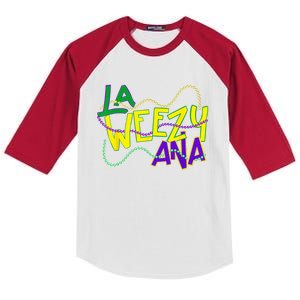 New Orleans La Weezy Anna Kids Colorblock Raglan Jersey