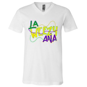 New Orleans La Weezy Anna V-Neck T-Shirt