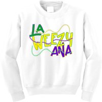 New Orleans La Weezy Anna Kids Sweatshirt