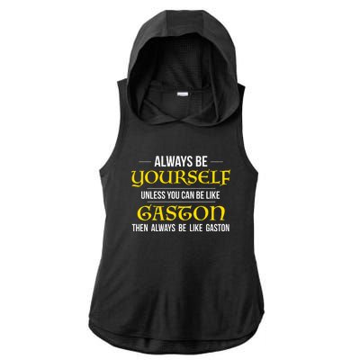 No One Like Gaston Ladies PosiCharge Tri-Blend Wicking Draft Hoodie Tank